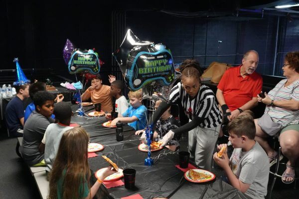 birthday party at Adventure Air Sports